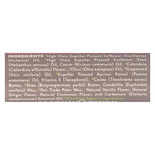 Soothing Touch Vegan Vanilla Chai Lip Balm - 12 Pack, Cruelty-Free, Eco-Friendly Tube (0.25 OZ / 7g) - Variation 1