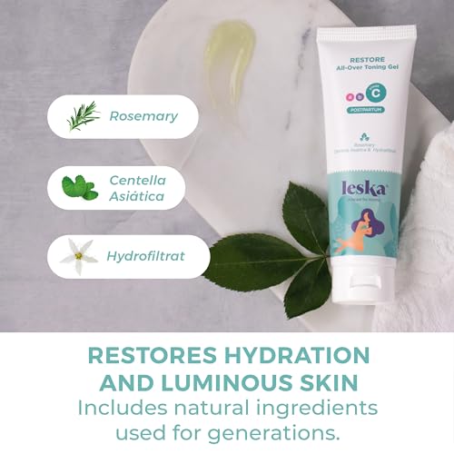 Leska Postpartum Toning Gel Set 2-Pack for Maternity Skin Recovery