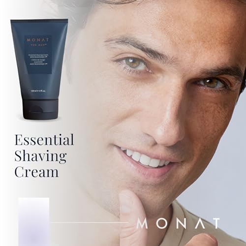 MONAT For Men Shaving Cream with Shea & Coconut Oil, Aloe Vera, 120ml