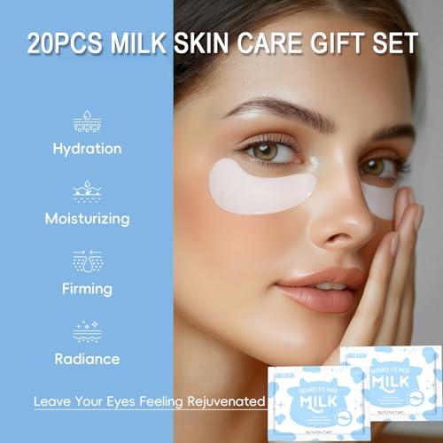 Kids & Teens Milk Skin Care Set with Masks & Travel Bag - Gentle Hydration
