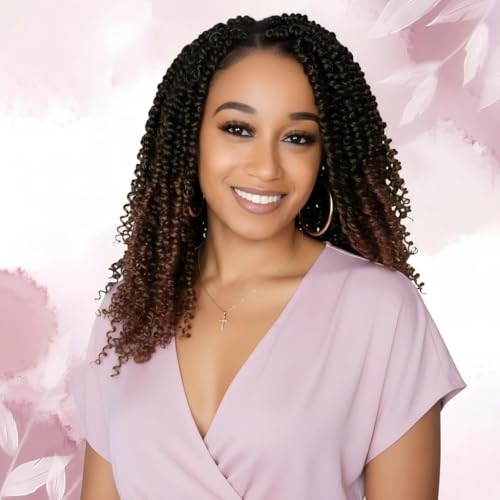 Fulcrum Passion Twist Crochet Hair 14 Inch - T30# (8 Packs)