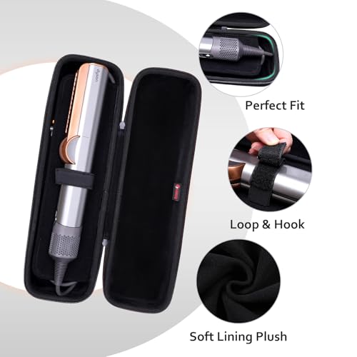 XANAD Hard Case Compatible with Dyson Airstrait/Corrale Styler Straightener - Hair Straightening Irons Case
