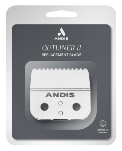 Andis Outliner II Replacement Blade - Close-Cutting Square Blade for GTX Trimmers - 1 Count