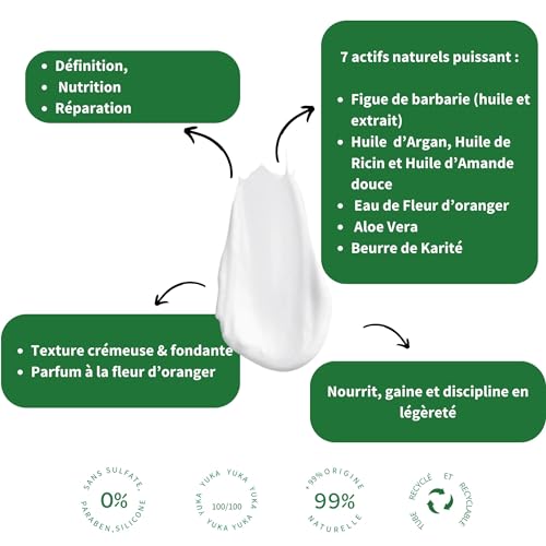 Shaeri Leave-In Conditioner for Curly & Dry Hair - Anti Frizz Nourishing Treatment 5.07 oz
