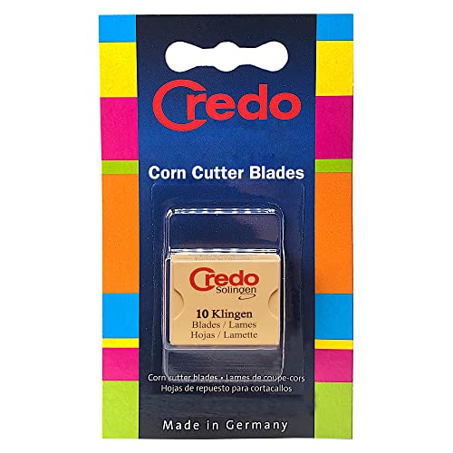 Credo Corn Cutter Replacement Blades, Ideal for Removing Calluses and Corns, Compatible with Credo Corn Cutter, 10 Pack