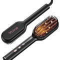 Ionic Hair Straightener Brush for Women - Anti-Frizz & Curly Hair Styling