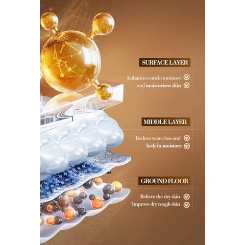 Hyaluronic Acid Face Serum with Vitamin C & Collagen - Anti Aging Moisturizing Facial Serum for Women - Vegan Skincare for Fine Lines & Dark Circles
