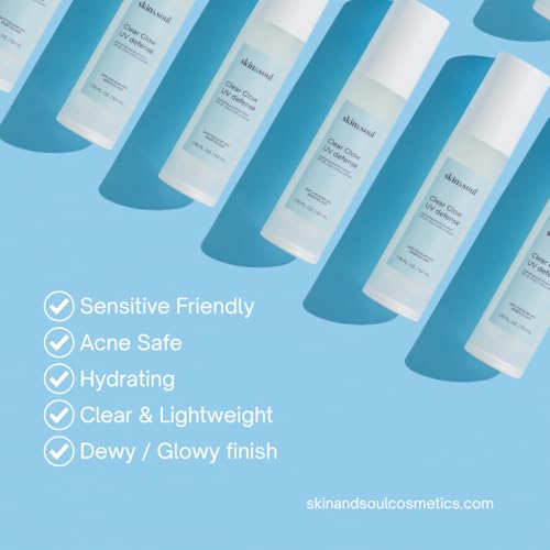 SPF 50 Broad Spectrum Sunscreen with Vitamin C & Hyaluronic Acid – No White Cast, Sensitive Skin Formula