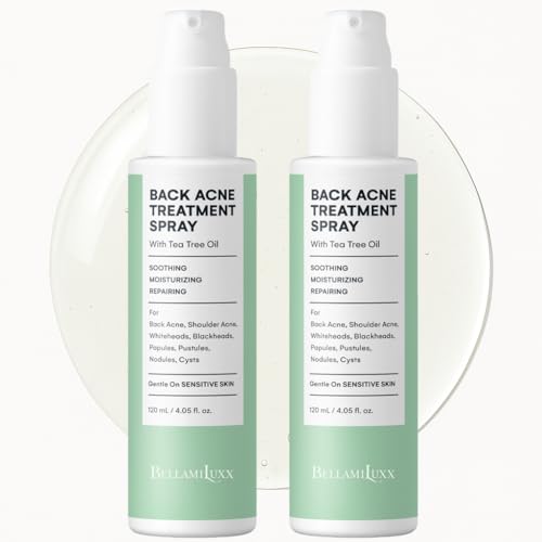 BellamiLuxx Back and Body Acne Treatment Spray: 2% Salicylic Acid &