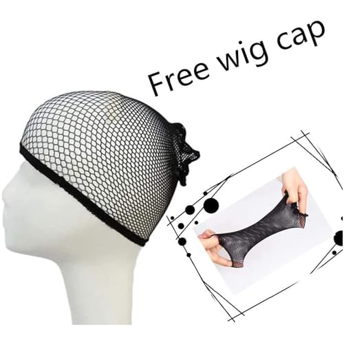 Short Black Bob Wig for Women Men, Straight Synthetic Hair, Halloween Carnival Party