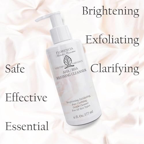 Gentle AHA BHA Exfoliating Face Wash - 6 oz for Radiant Skin