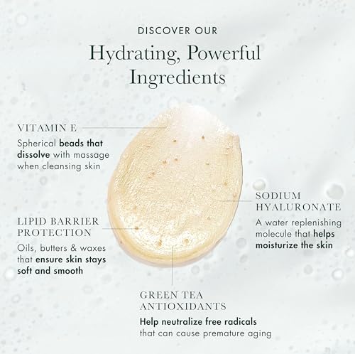 Hydrating Facial Cleanser with Vitamin E - Gentle Skin Barrier Protection - 4.2 oz