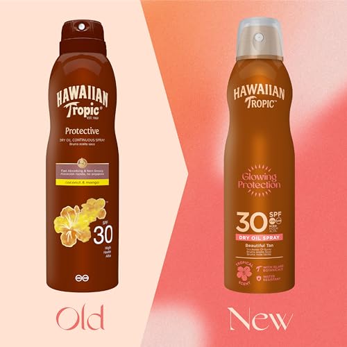 Hawaiian Tropic SPF 30 Continuous Spray Oil Sunscreen 180ml
