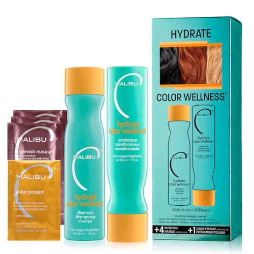 Color Safe Moisturizing Shampoo & Conditioner Set for Processed Hair - Hydrating Hair Remedy