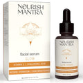 Nourish Mantra Vitamin C Serum ? Anti Aging Facial Serum with Vitamin C, Hyaluronic Acid, Niacinamide ? Glowing Serum ? Even Skin Tone, Improve Appearance of Dark Spots, Fine Lines & Wrinkles, 30 ml