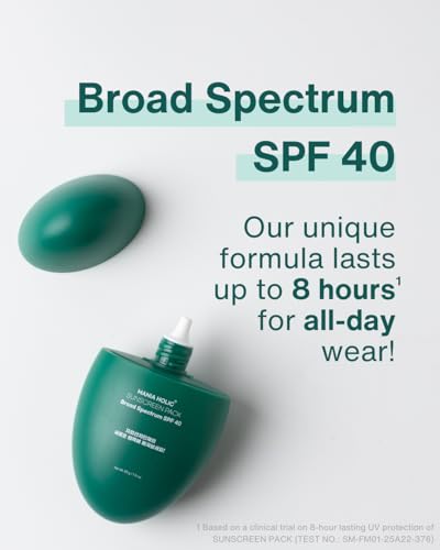 Korean SPF 40 Sunscreen Primer with No White Cast - Lightweight, Matte Finish, Pore-Friendly, 1.76 fl oz