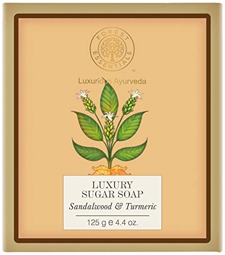 Sandalwood and Turmeric Luxury Sugar Soap - 125g Natural Bath Bar