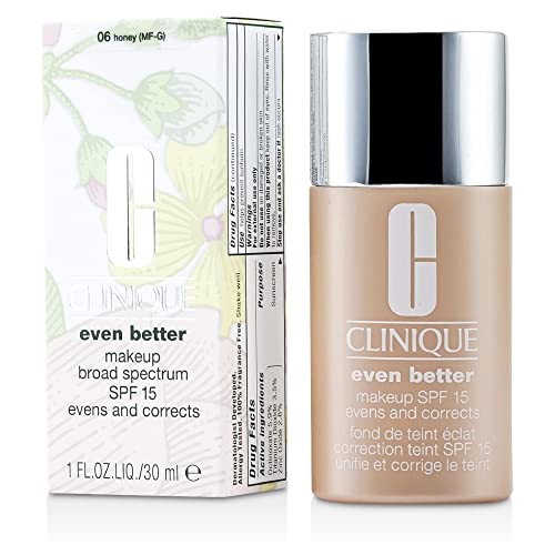 Clinique Even Better Makeup Medium Coverage Foundation Broad Spectrum SPF 15 | Evens Skin Tone + Reduces Dark Spots