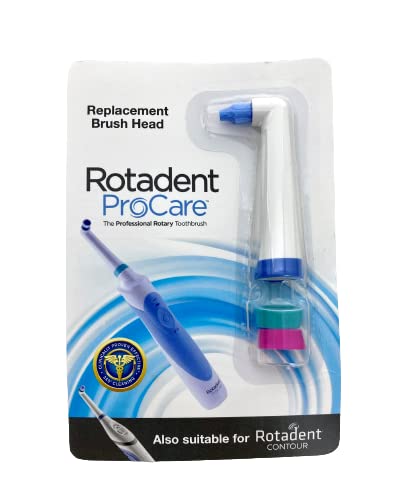 Rotadent ProCare Short-Tip Toothbrush Head - Fits ProCare Models