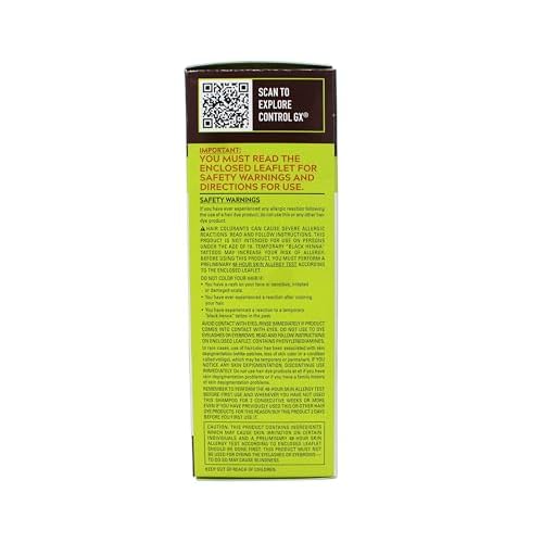 Just for Men Control GX Grey Reducing Shampoo, Gradual Hair Color, 4 fl oz