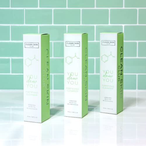 Clean Skin Club Acne Wash Facial Cleanser 3.88 Fl oz Niacinamide Honeydew White Tea Vegan