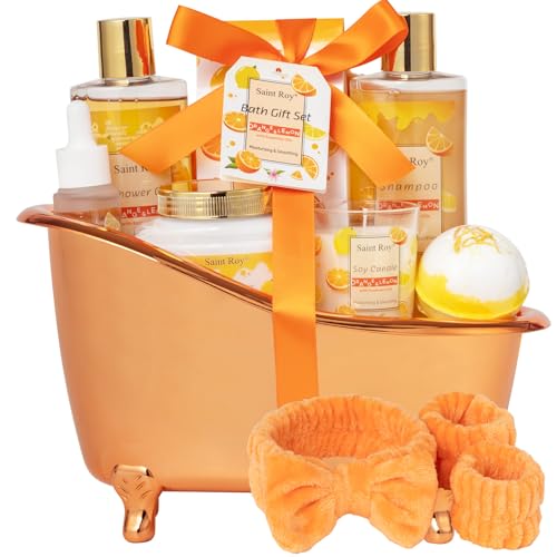 Orange Citrus & Lemon Spa Gift Set - Bath & Body Care Collection for Women
