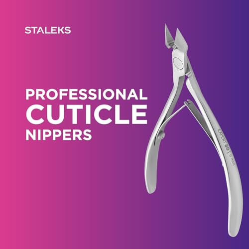 STALEKS PRO Expert 80 Professional 9mm Cuticle Nippers for Manicure
