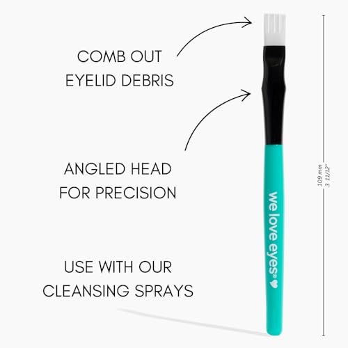 We Love Eyes Eyelash Brush for Debris Removal & Lash Care – Safe for Extensions