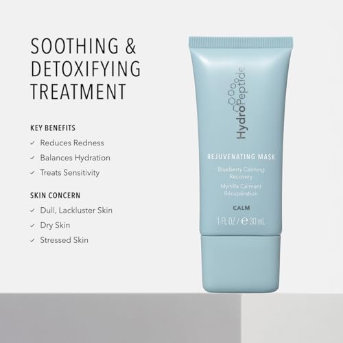 HydroPeptide Rejuvenating Mask, Peptide Blueberry Recovery Treatment, 1 Ounce