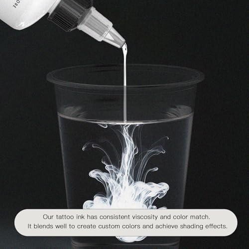 XTREME EXO White Tattoo Ink 4 oz (120 ml) High Pigment Load for Bold Highlights