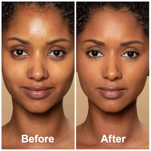 Mineral Powder Foundation, SPF 35, Talc-Free Lightweight Loose Powder for a Smooth & Matte Finish - Medium Coverage, Skin-improving Mineral Foundation (#06 Medium Beige Foundation Makeup)