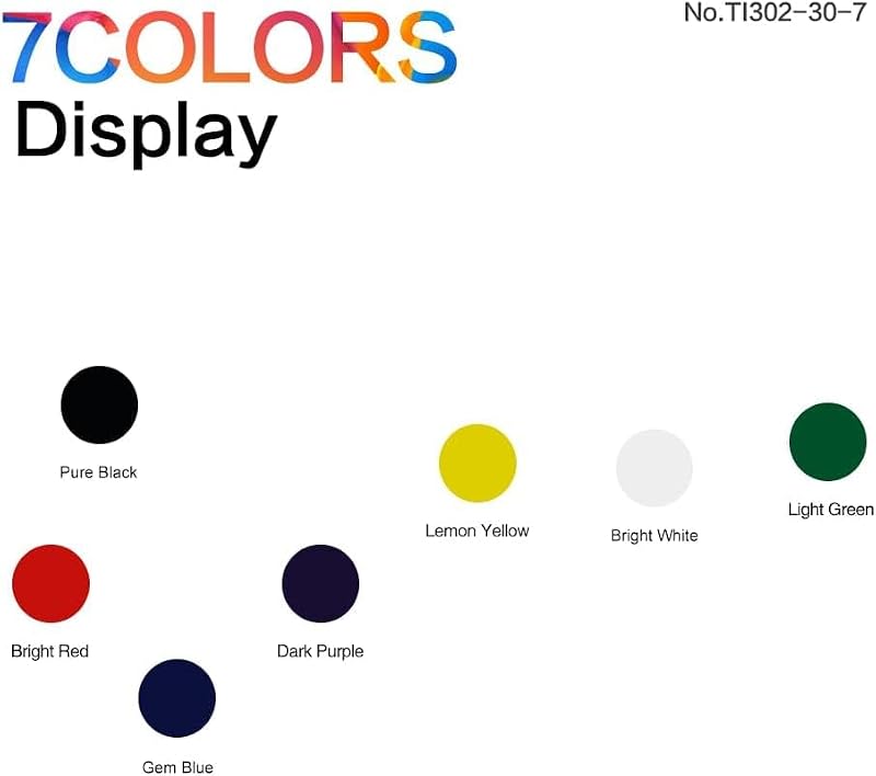 Solong Tattoo Ink Color Set - Professional 7 Color Pigment Kit for Outlining & Shading