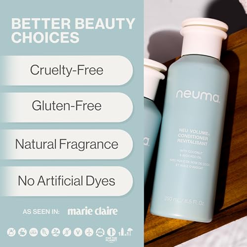Neu Volume Conditioner with Fennel & Ylang Ylang for Fine Hair - 8.5 Fl Oz - Nourishing Hair Care