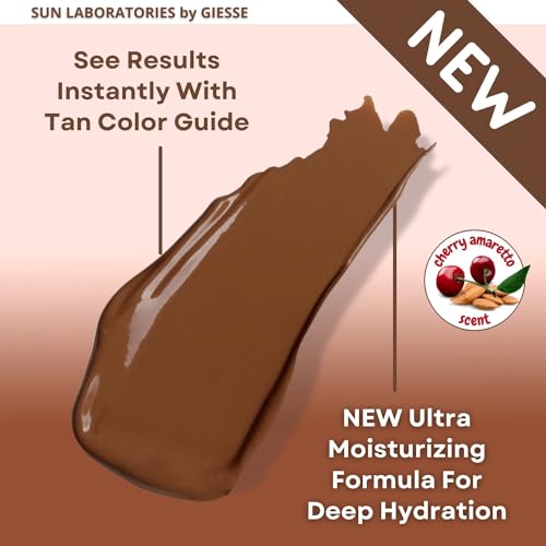 Dark Self Tanning Lotion for Face & Body - Organic Sunless Tanner 4 oz