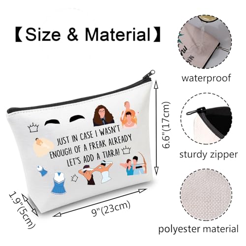 Princess Movie Diaries Makeup Bag Mia-Thermopols Gifts Princess Genovia Cosmetic Pouch Movie Fan Gifts (Diaries bag)