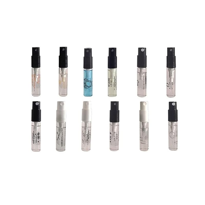 Men's Fragrance Sample Set - 12 Designer Perfume Vials for Travel & Testing