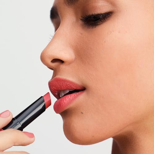 Rimmel Lasting Finish Matte Lipstick - All-Day Intense Lip Color with Exclusive Ruby and Diamond Complex - 145 Peach Petal, .14oz