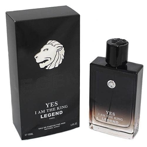 Geparlys Yes I Am The King Legend Eau De Parfum Spray for Men 3.4oz
