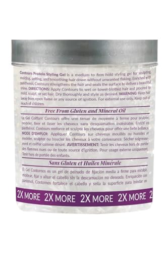 Medium Hold Styling Gel for Natural & Relaxed Hair - 32 oz