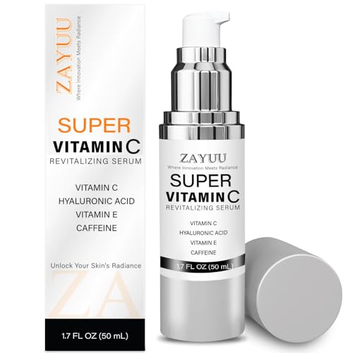 Vitamin C Face Serum for Mature Skin - Anti-Aging & Brightening 1.7oz