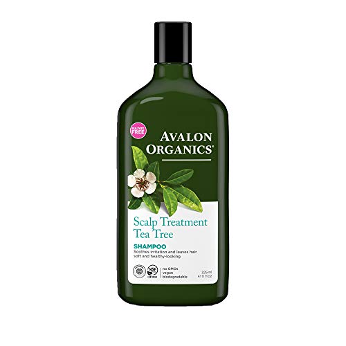 Avalon Organics Scalp Treatment Tea Tree Shampoo 11 oz – Pack of 2