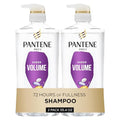 Pantene Shampoo, Sheer Volume - Lightweight Nourishment for Fine, Color-Treated Hair, 72-Hour Fullness and Body, 27.7 Oz Each, 2-Pack + Miracle Rescue Shot (0.5 Oz)