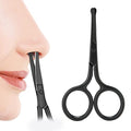 Nose Ear Scissors, Nose Hair Scissors Rounded Tip Moustache Beard Eyebrow Grooming Scissor Trimmer for Men