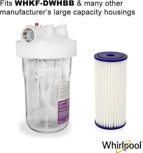 4-Pack Whole House Water Filter Cartridges - 10 x 4.5 Inch, 20 Micron Sediment Filter NSF Certified