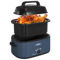 Electric Roaster Oven 22 Quart Large Capacity with Self-Basting Lid - Blue Variation