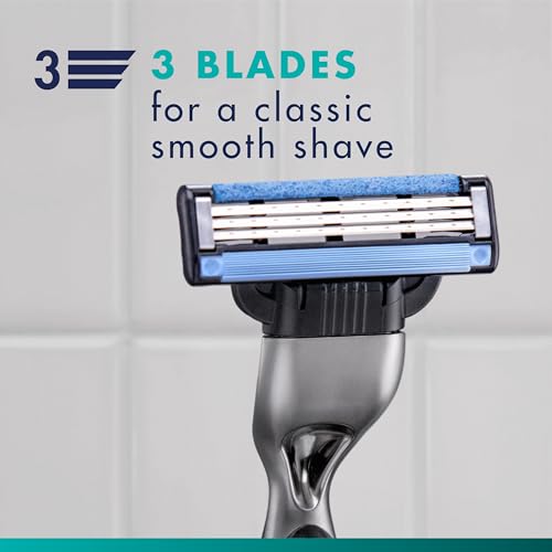 Gillette Mach3 Razor Refills for Men - Pack of 10 Blades, 15 Shaves Each