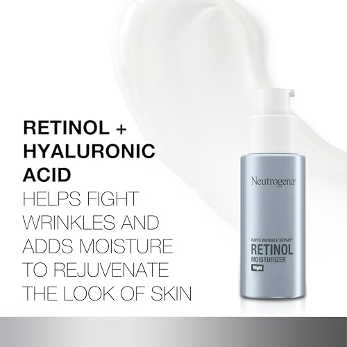 Neutrogena Rapid Wrinkle Repair Night Moisturizer 1 Fl Oz - Anti-Aging Face Cream
