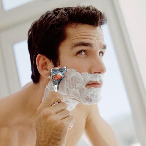 Flex Ball Handle Shaving Razor ? All Chrome Long Handle Razor with Flex Pivot Technology & Diamond Knurled Grip for Men¡¯s Precision Shaving