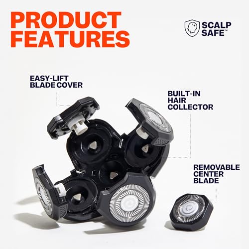 Freebird FlexSeries Razor Blade Refills 1 Pack - No Irritation, ScalpSafe, Compatible with FlexSeries