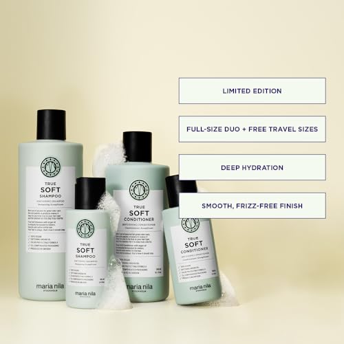 Maria Nila True Soft Moisturizing Hair Care Set 28 Oz - Softening & Frizz Control